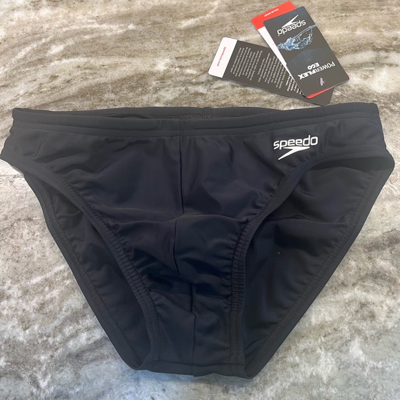 NWT SPEEDO Men's Swimsuit Brief Powerflex Eco Solar Sz 32 - Picture 1 of 5